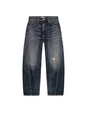 ZARA TRF MID-RISE BAGGY BALLOON JEANS